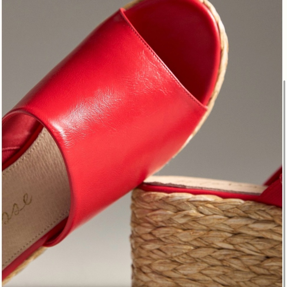 Matisse Nantucket Mule Sandals - Red Patent